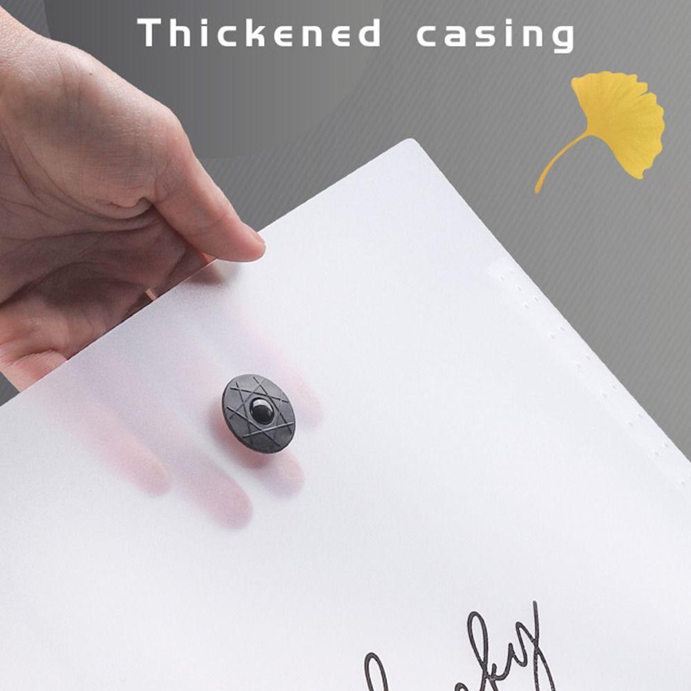 5/8/12 Pockets Test Paper Storage Folder Large Capacity Document Bag Fashion File Organizer