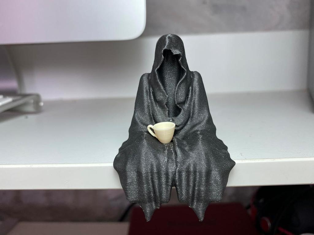 Таинственный Властелин Черного Одеяния Ужасное Черное Одеяние Готическое Садовое Украшение Изделия Из Смолы Подарки