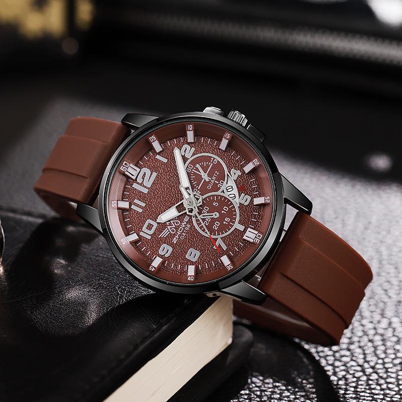 Модные стили мужские часы кварцевые наручные часы деловые поясные часы для мужчин светящиеся водонепроницаемые мужские часы