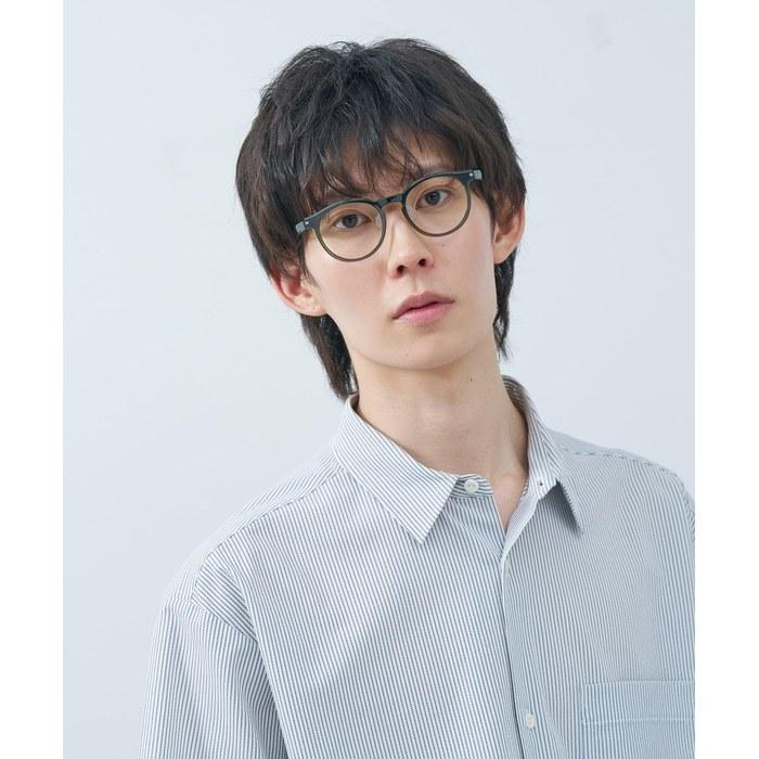 [Zoff] Flip Up Boston Glasses (ZJ261012) Green (Olive)