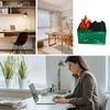 New Desk Decoration 3D Printed Dumpster Plastic Gift Dumpster Fire Ornament Fire Desk Figurine Bedside Shelf