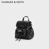 CHARLES & KEITH Классический стеганый рюкзак