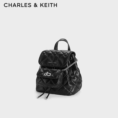 CHARLES & KEITH Классический стеганый рюкзак
