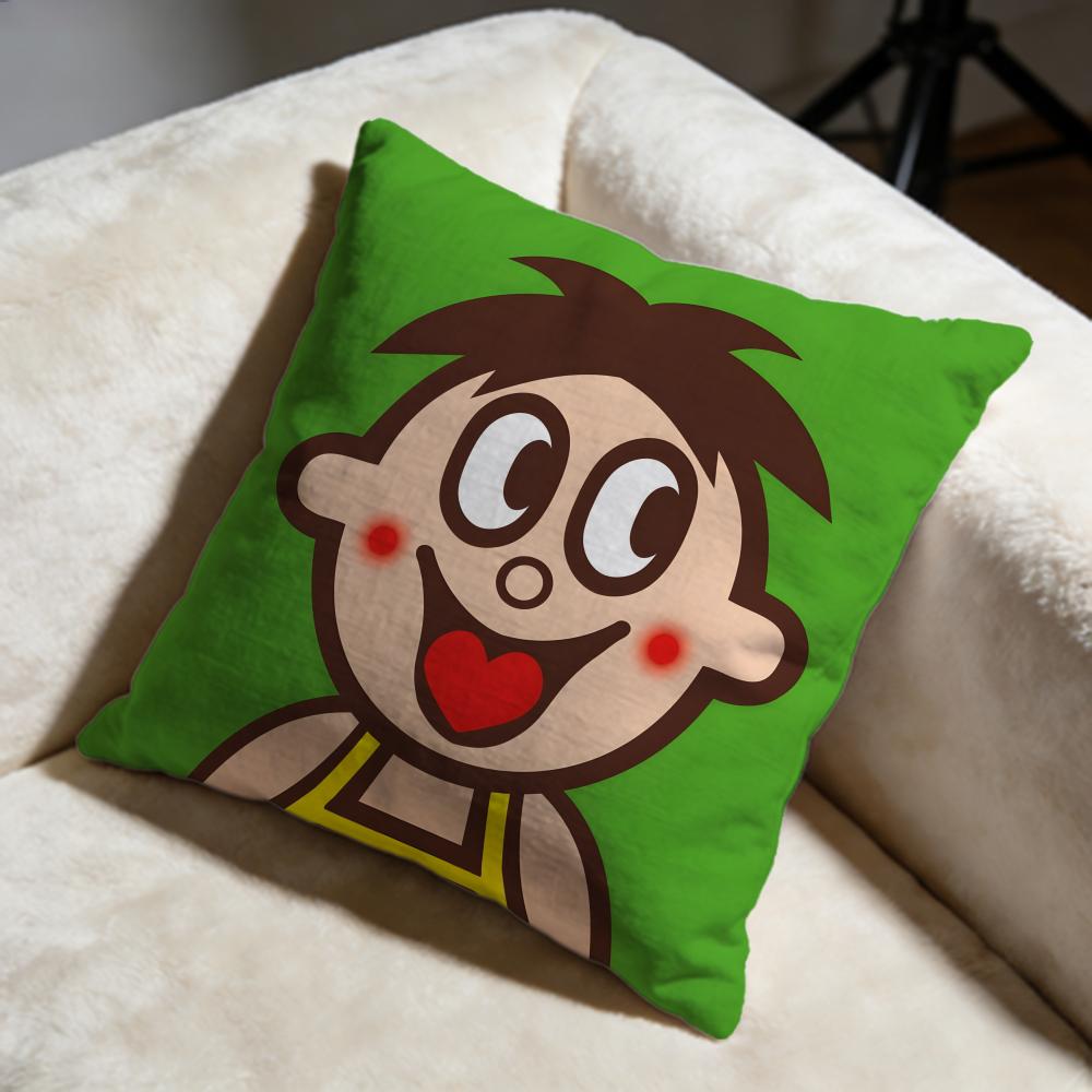 Stylish WWangzai Milkiou Cushion Cover Soft Decorative Pillow Case Suitable for Bedroom Sofa Car Travel Use