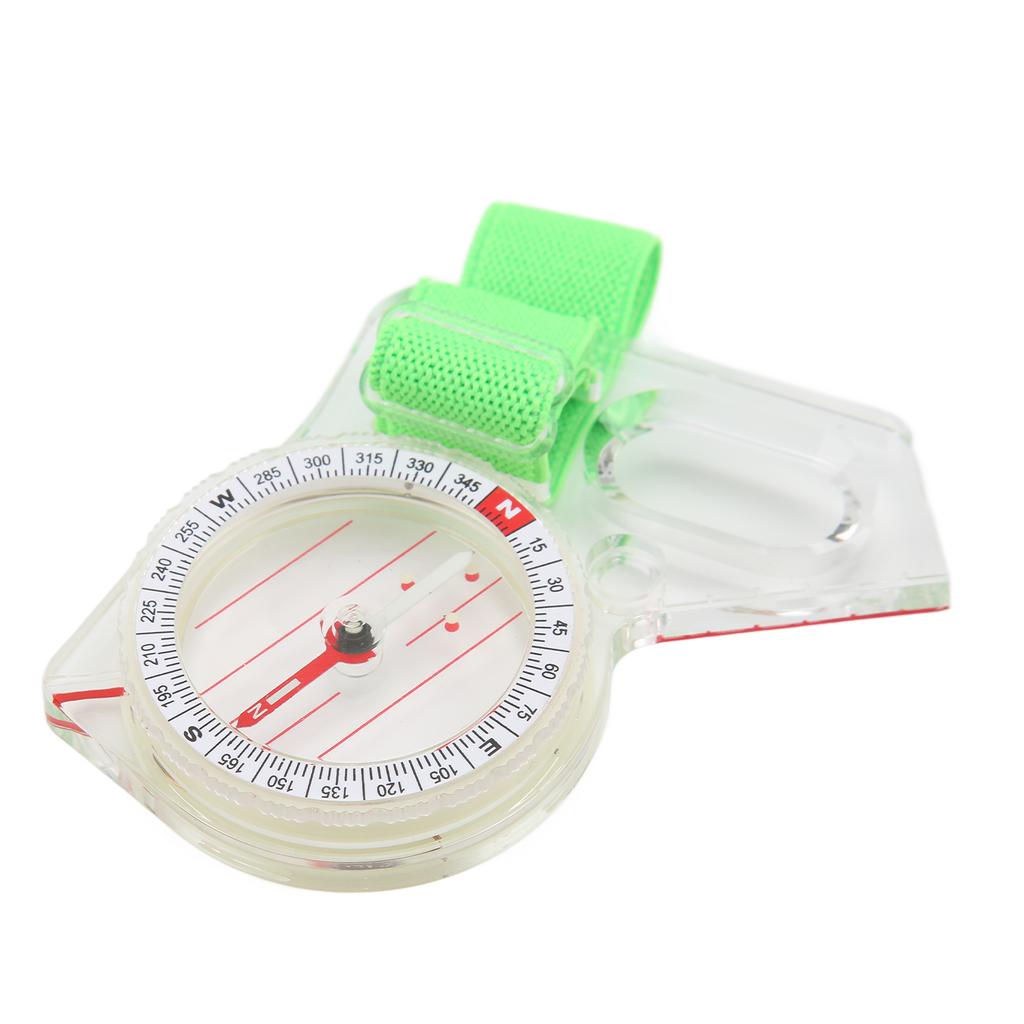 Orienteering Compass Clear Scale ABS Multifunction Thumb Compass With Luminous Point for Adventure Camping
