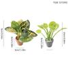 1Pcs 1/12 Miniature Plant Potted Model Garden Green Plant Ornaments Dollhouse Simulation Plant Decoration Toy