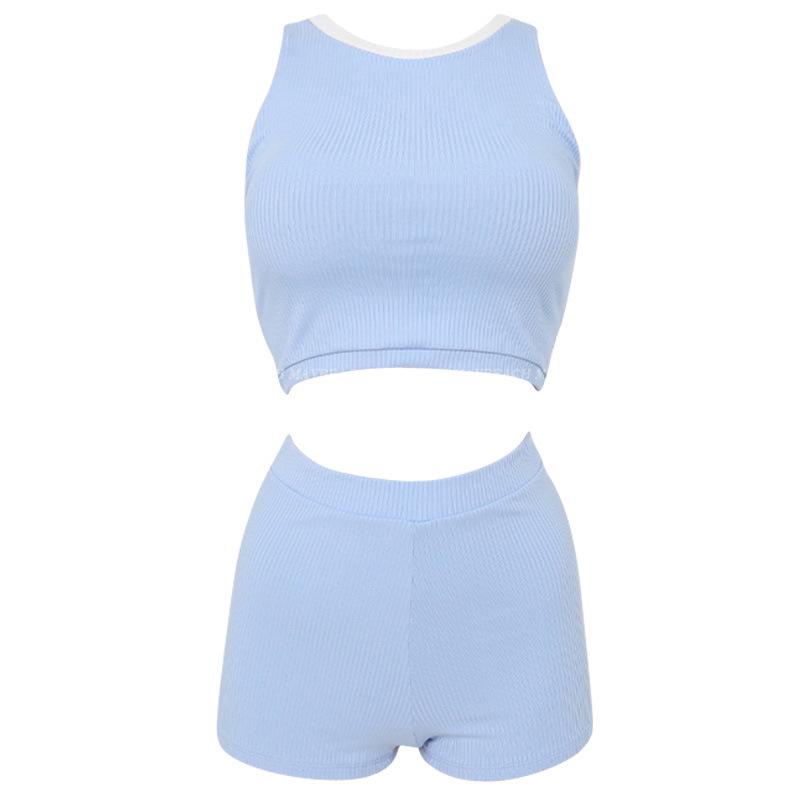 Корейский купальник бандо с разрезом 2025 - Однотонный, Сексуальные плавки с плоским вырезом для женщин