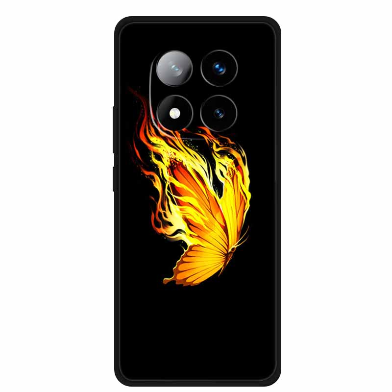 Чехол для Redmi Note 14 Pro+ Животные Мягкий силиконовый ТПУ Чехлы для телефона Задняя крышка Для Redmi Note 14 Pro Plus 5G Волк Ударопрочный Capa