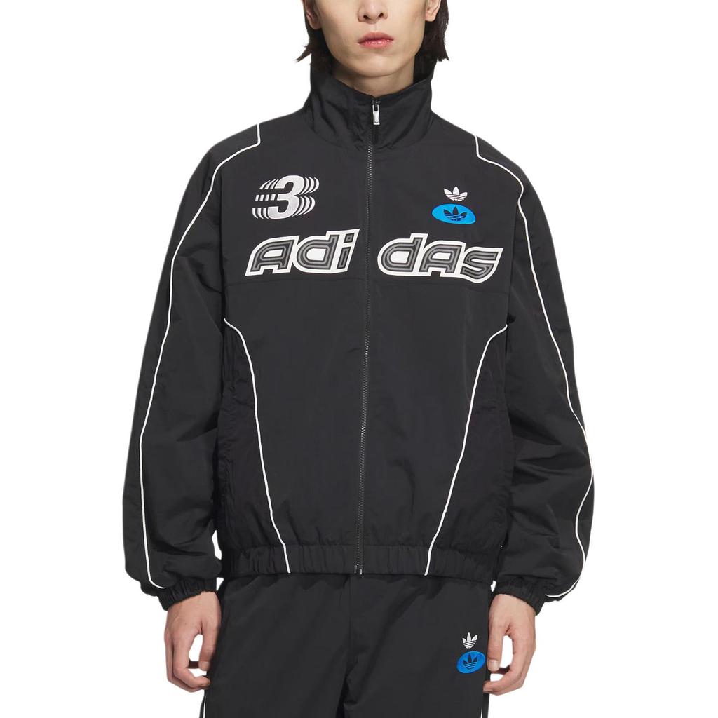 Adidas Originals Windproof Breathable Long Sleeve Jacket Men Jackets Black JM8033