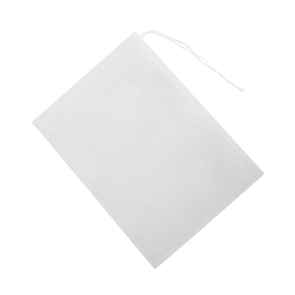 100 шт./лот чайные пакетики легкие пустые квадратные чайные пакетики с ароматом специй для готовки с герметичной фильтровальной бумагой натуральный мешочек с завязкой для трав