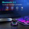 Multifunctional Magnetic Bluetooth Speaker with RGB Light,Wireless Waterproof Magnetic Speaker for Phones,Tablets,Laptops and Switch,6-7H Playtime