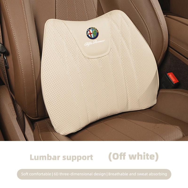 Car Dedicated Seat Cover Memory Sponge Lumbar Support For Alfa Romeo Giulia Stelvio Giulietta 156 159 147 Tonale Brera DiscoTM6