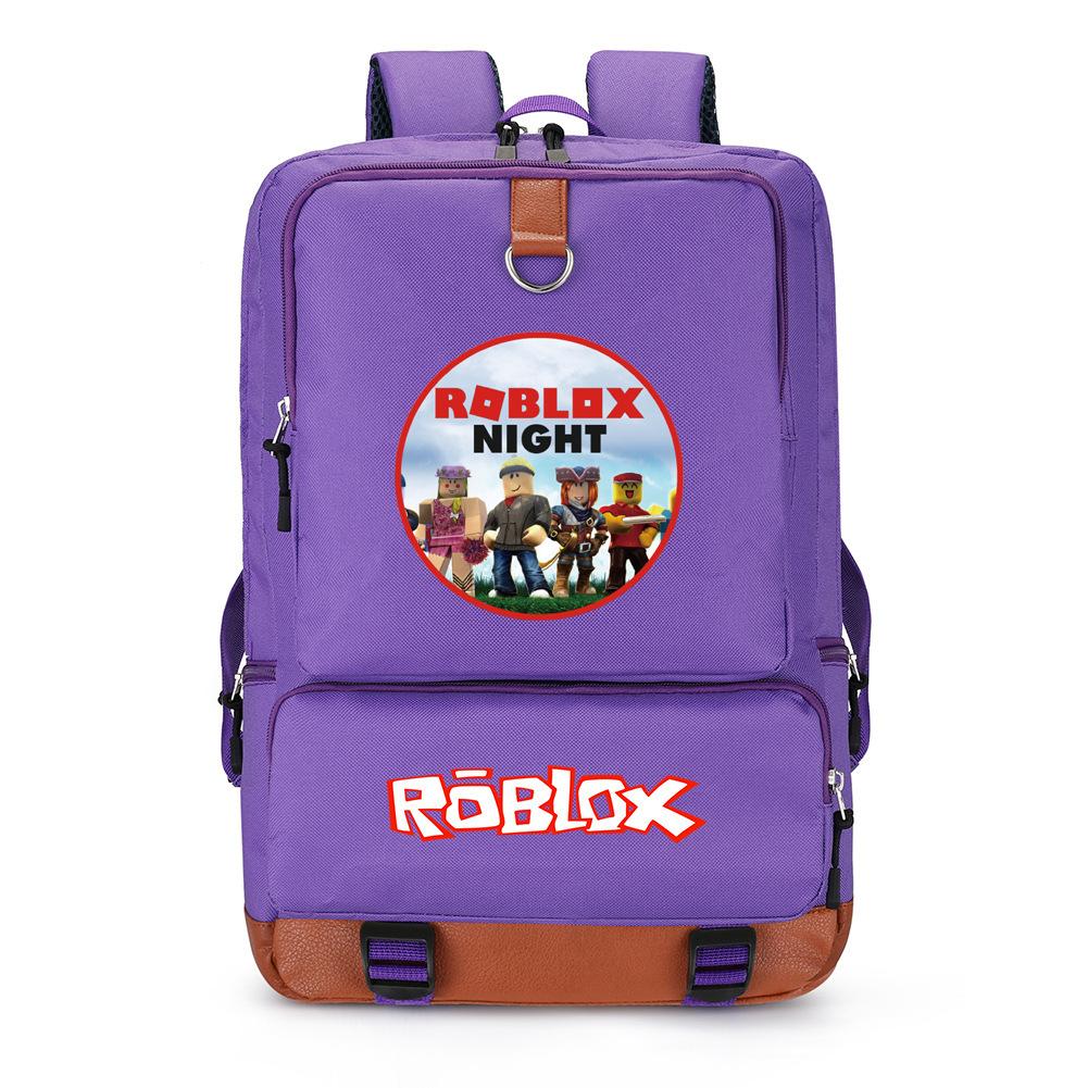 Virtual World Game Men'S And Women'S Backpacks Student Schoolbags Travel Bags Computer Bags Animation Cartoon Backpacks