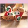 Jellycat Plush Pizza Toy Stuffed Keychain Backpack Decor With Short Plush