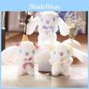 Plush Dog Keychain With Super Soft Short Pile For Bag Decoration And Gift
