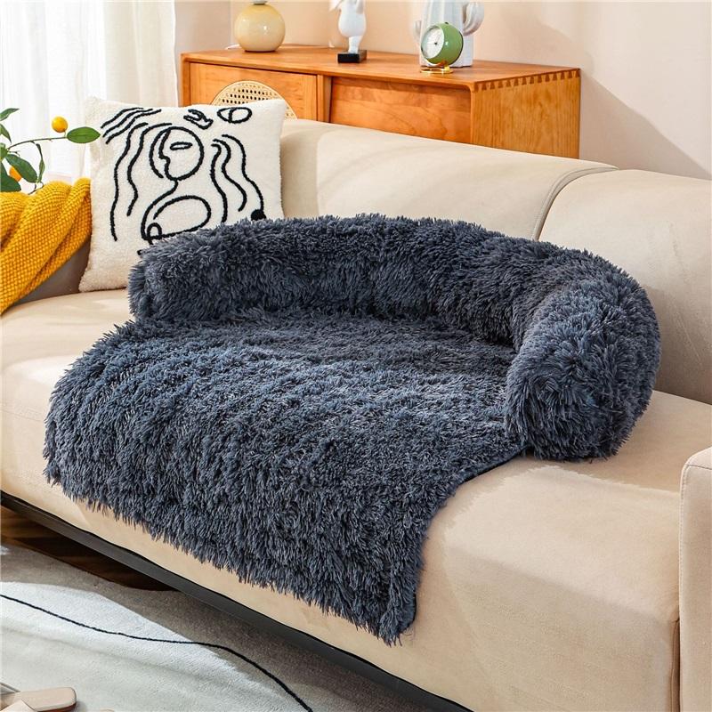 Съемная и моющаяся кровать для собак, удобный коврик для сна зимой