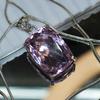 Natural Pendant Pink Topaz Emerald 925 Sterling Silver 98.40 Gems CERTIFIED My-409-k