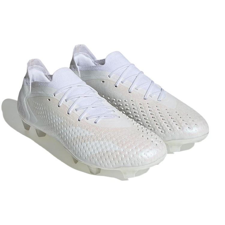 Adidas Predator Accuracy.1 Low Laced Firm Ground Soccer Shoes Unisex Soccer Shoes White GW4576
