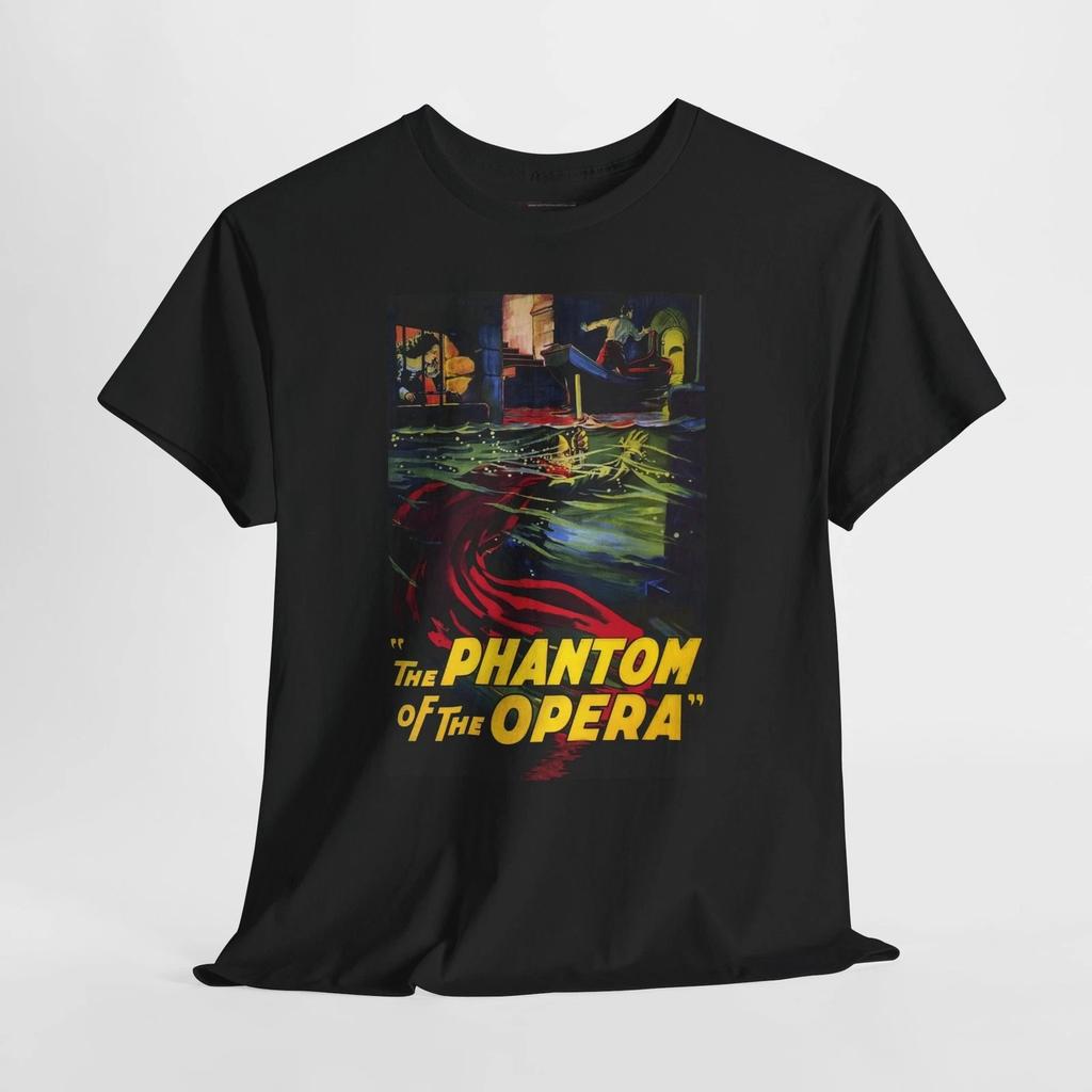 Phantom of the Opera 1925 Retro Movie Poster Horror Unisex Graphic T-Shirt