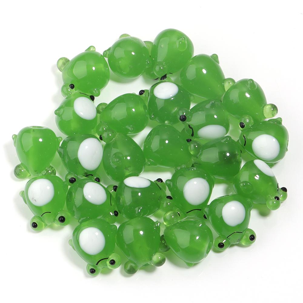 2-10pcs Colored Lampwork Beads Cartoon Crabs Shrimp Fish Animal Shapes Loose Beads For DIY Craft Jewelry Necklace Accessories