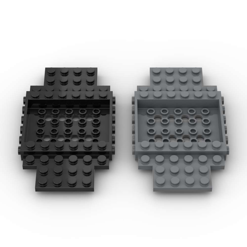 Нетоксичный Moc 1 шт. 65634 Наборы строительных блоков для транспортных средств 6x12x1 Центральные кубики Головоломка из частиц Образовательная игрушка Подарок на день рождения Ребенку