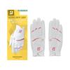 Перчатки для гольфа Bridgestone Ultra Grip Lady Белый/Розовый Размер 20 см для женщин