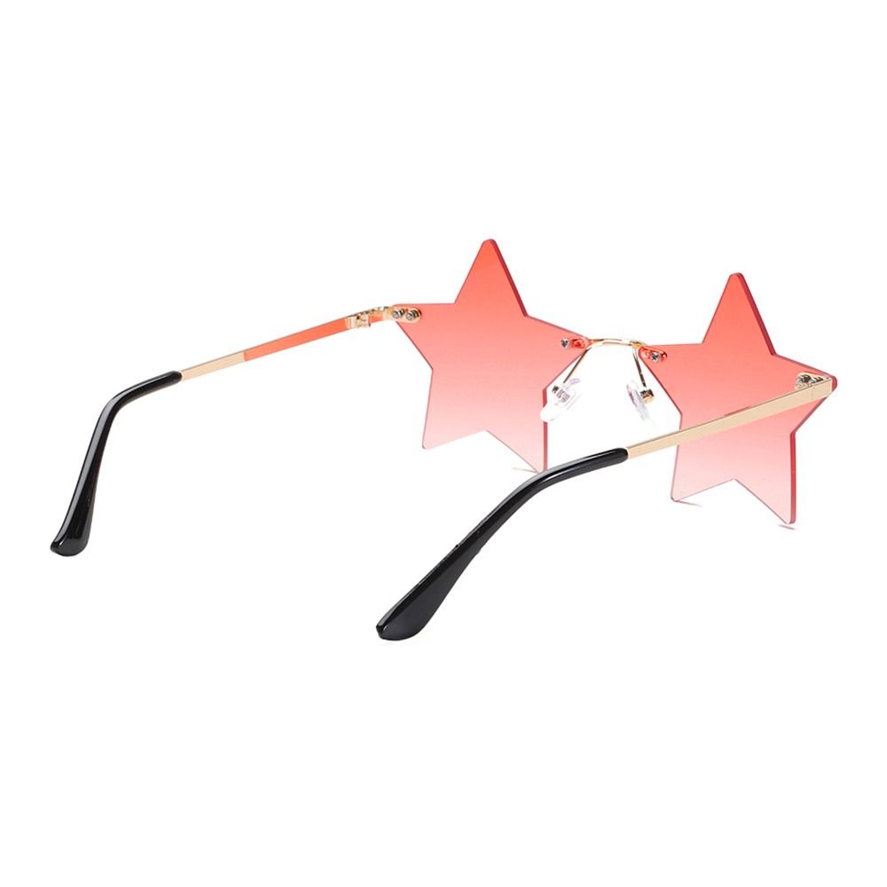 Cute Eyeglasses Pentagram Eyewear Rimless Sunglasses Sun Glasses Party Glasses Star Shape
