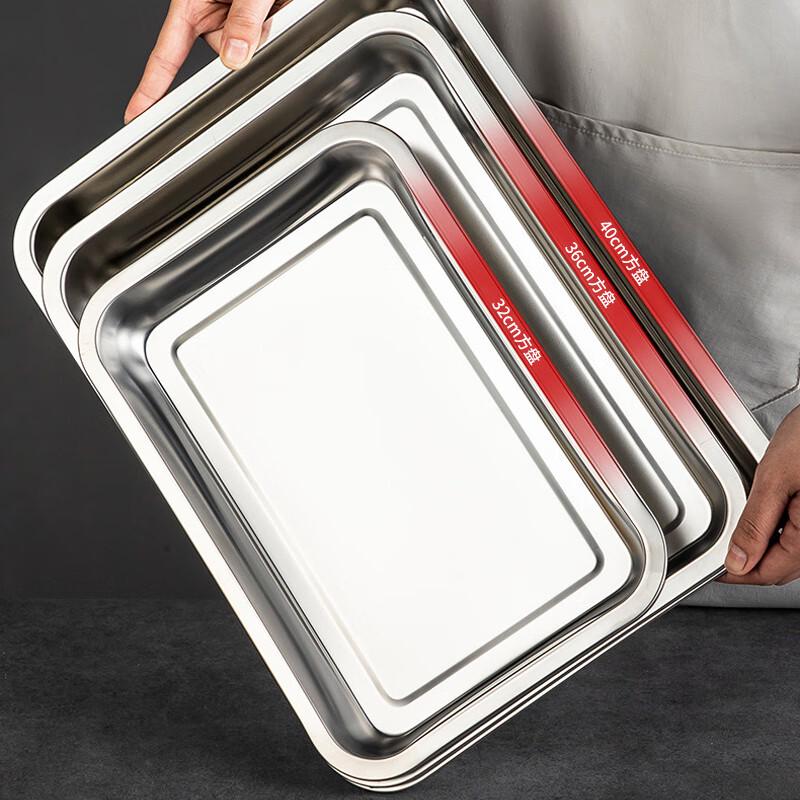 Stainless Steel Deep Square Plate