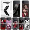 Противоударный чехол для Samsung Galaxy Z Flip 4 3 5G Funda ZFlip4 Черный Жесткий ZFlip3 zflip4 Чехлы Крышка Аниме Kakegurui Jabami