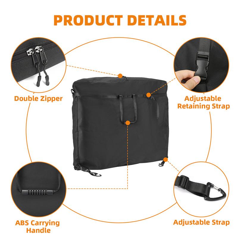 Сумка для хранения жесткого верха Bronco: Водонепроницаемая и прочная ткань Оксфорд с мягким центром (Подходит для 2021+)