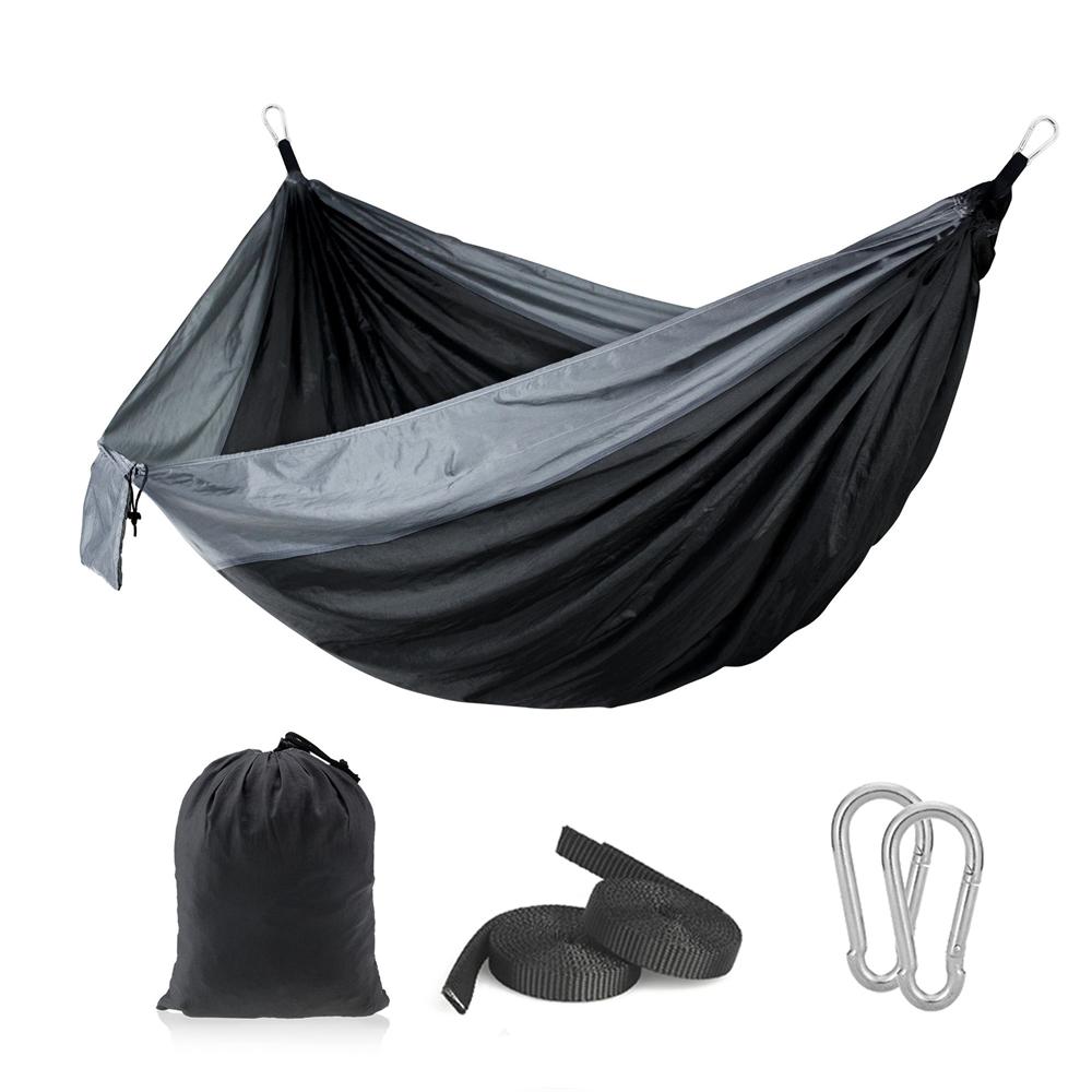 Тканевый гамак с парашютом, качели для сна, качели для одного человека, путешествия на открытом воздухе, отдых, отдых, подвесная кровать Hamak, прочный для выживания
