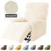 Jacquard Recliner Sofa Cover Armchair Case Sofa Cover Anti-Dust Non-Slip Lazy Boy Chair Cover Solid Color Universal Seat Cover