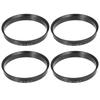 ACROPIX Универсальные черные центровочные кольца для ступицы автомобиля 67,1 мм-64,1 мм 4 шт.