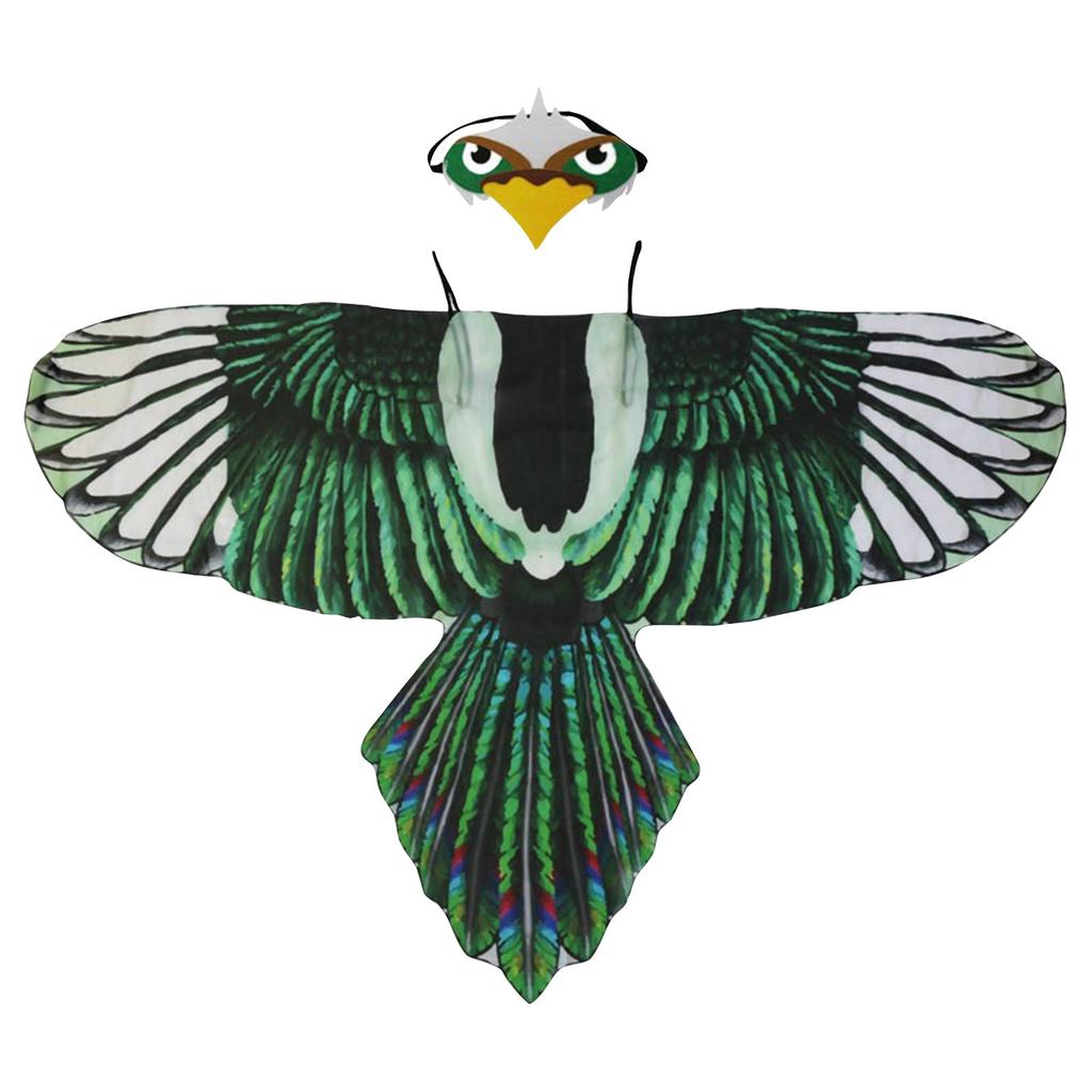 Плащ Мягкий и Гибкий Головной Убор Косплей Костюм Вечеринка и Наряды COSplay Украшенный Птичий Плащ