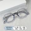 Новый бренд Дизайн Мода Шестиугольная оправа Очки для близоруких Индивидуальный рецепт Фотохромные С защитой от синего света Женские Очки для близоруких