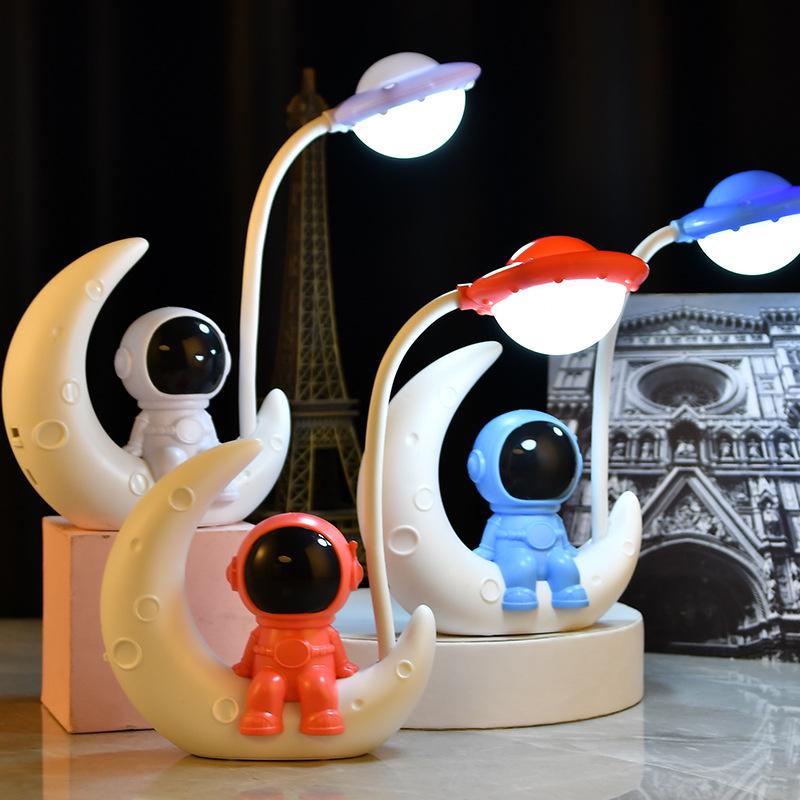 Cartoon LED Eye-Protection Rechargeable Desk Lamp & Night Light