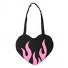 Flaming Heart Tote Bag