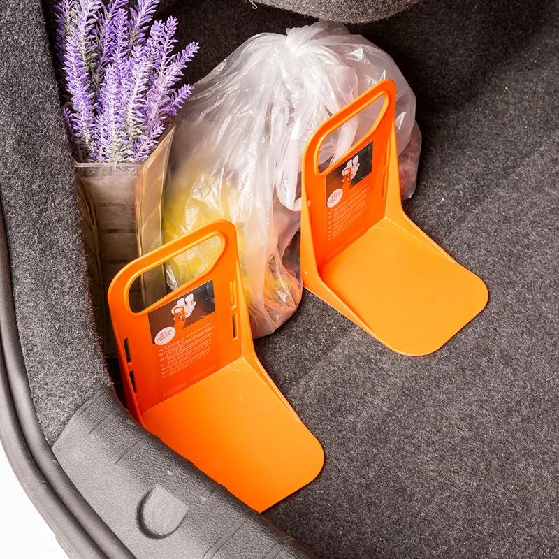 Multifunctional Car Back 2/1pcs Auto Trunk Fixed Rack Holder Luggage Box Stand Shake-proof Organizer Fence Storage Holder Tools