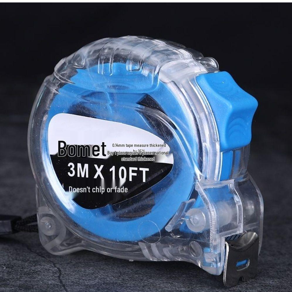 Высокоточная износостойкая прозрачная рулетка из нержавеющей стали (5м)