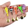 5pcs Metal Construction Fishing Lure 5pcs Pack Sinking Bait Premium Spoon Lure  For Fishing
