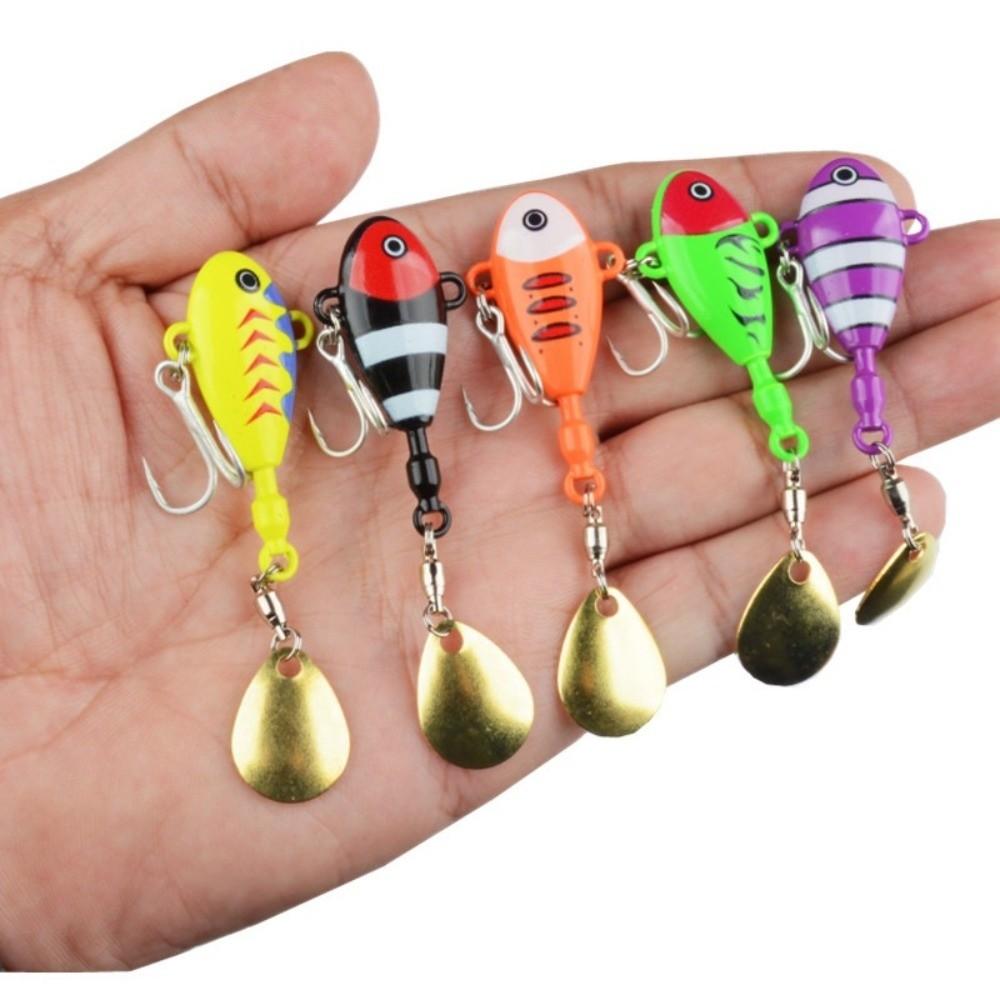 5pcs Metal Construction Fishing Lure 5pcs Pack Sinking Bait Premium Spoon Lure For Fishing