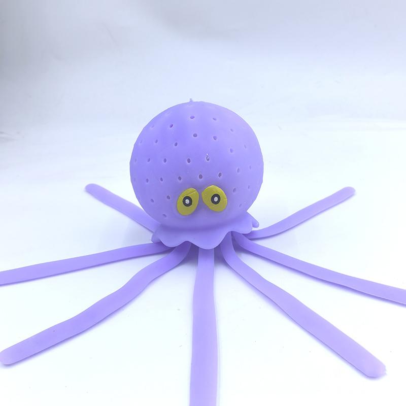 Впитывающий воду Осьминог Сжимающаяся Игрушка Летняя Игрушка для Купания и Плавания Малыша Душевая Игровая Водная Игрушка для Детей Игрушка для Снятия Стресса