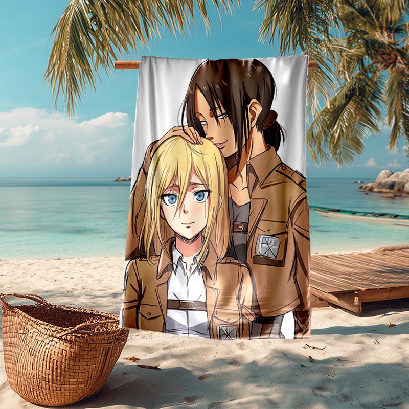 Ymir & Historia Fashion Beach Towel: Ideal for Summer Adventures Soft, absorbent and quick drying suitable for swimming and bathing