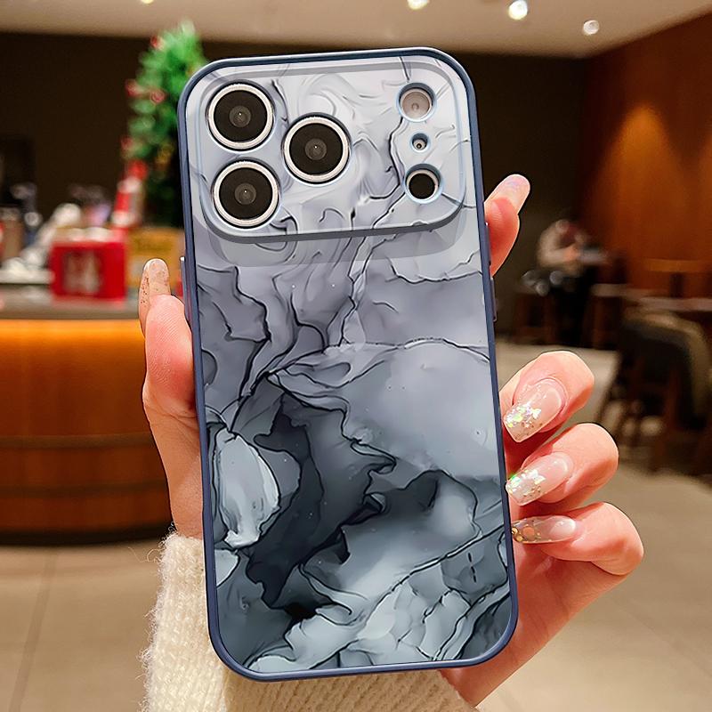 Чехол Для iPhone 17 Pro Max Розовый Мраморный Рисунок Магнитный Для Magsafe Гибридный Тонкий Матовый Чехол Для iPhone 16 15 14 13 Pro Max