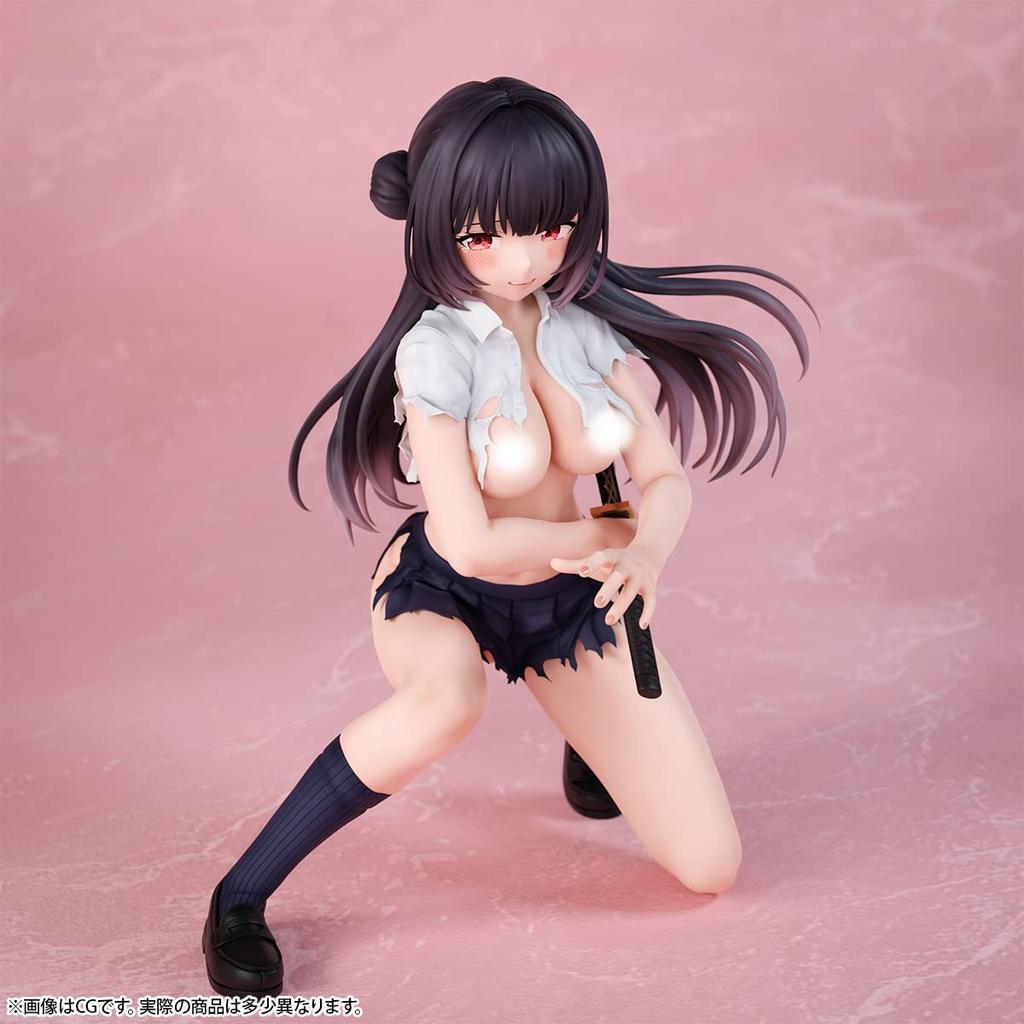 Samurai JK Sakura Damage Scale Painted Finished Figure Ver. 1/7