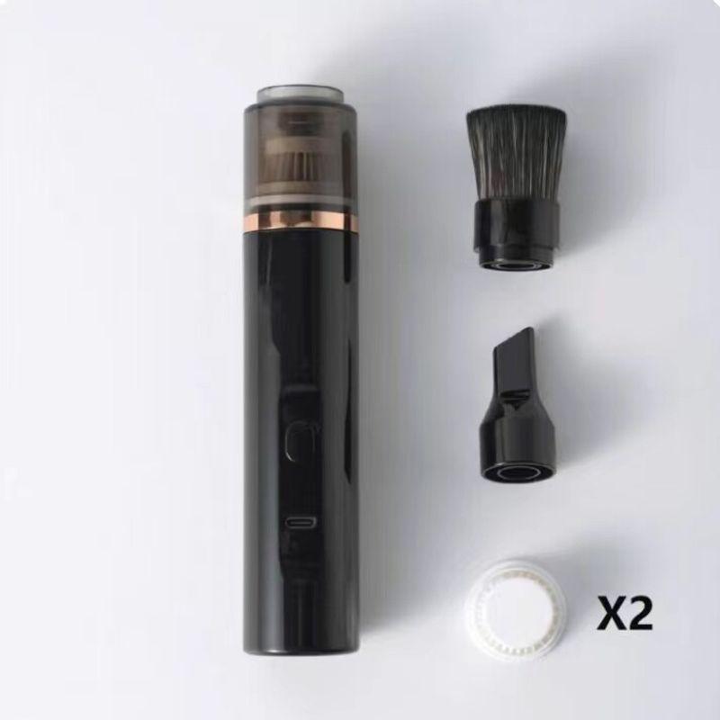 Jfhk Coffee Powder Vacuum Cleaner with Strong Suction, Small Vacuum Pen for Blowing Coffee, Rechargeable Vacuum Cleaner for Desktop Cleaning, Portable