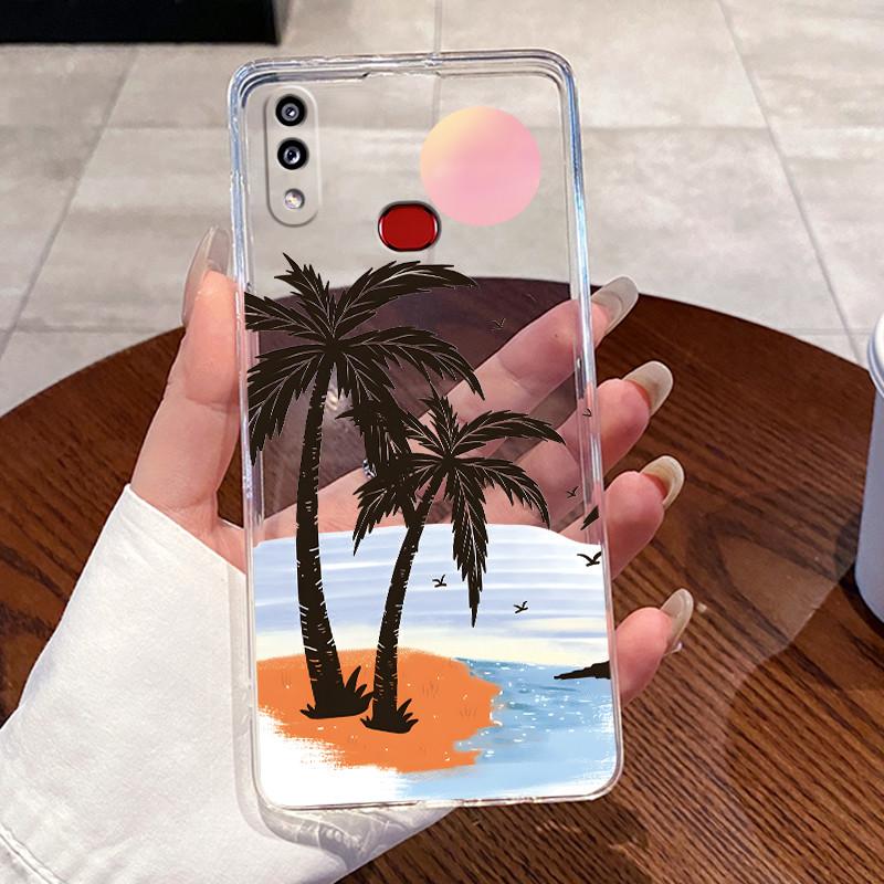 Чехол для Samsung Galaxy A10s A107F Задняя крышка для Samsung M01s Чехол Прозрачный Эстетичный Модный Милый Кот Мягкий ТПУ Чехол для Телефона