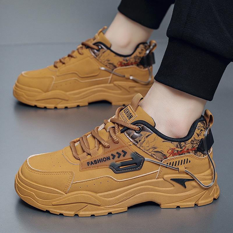 Новая весенняя мужская обувь, модная повседневная обувь, студенческая обувь для бега и спорта, мужская обувь в корейском стиле, модные кроссовки для папы