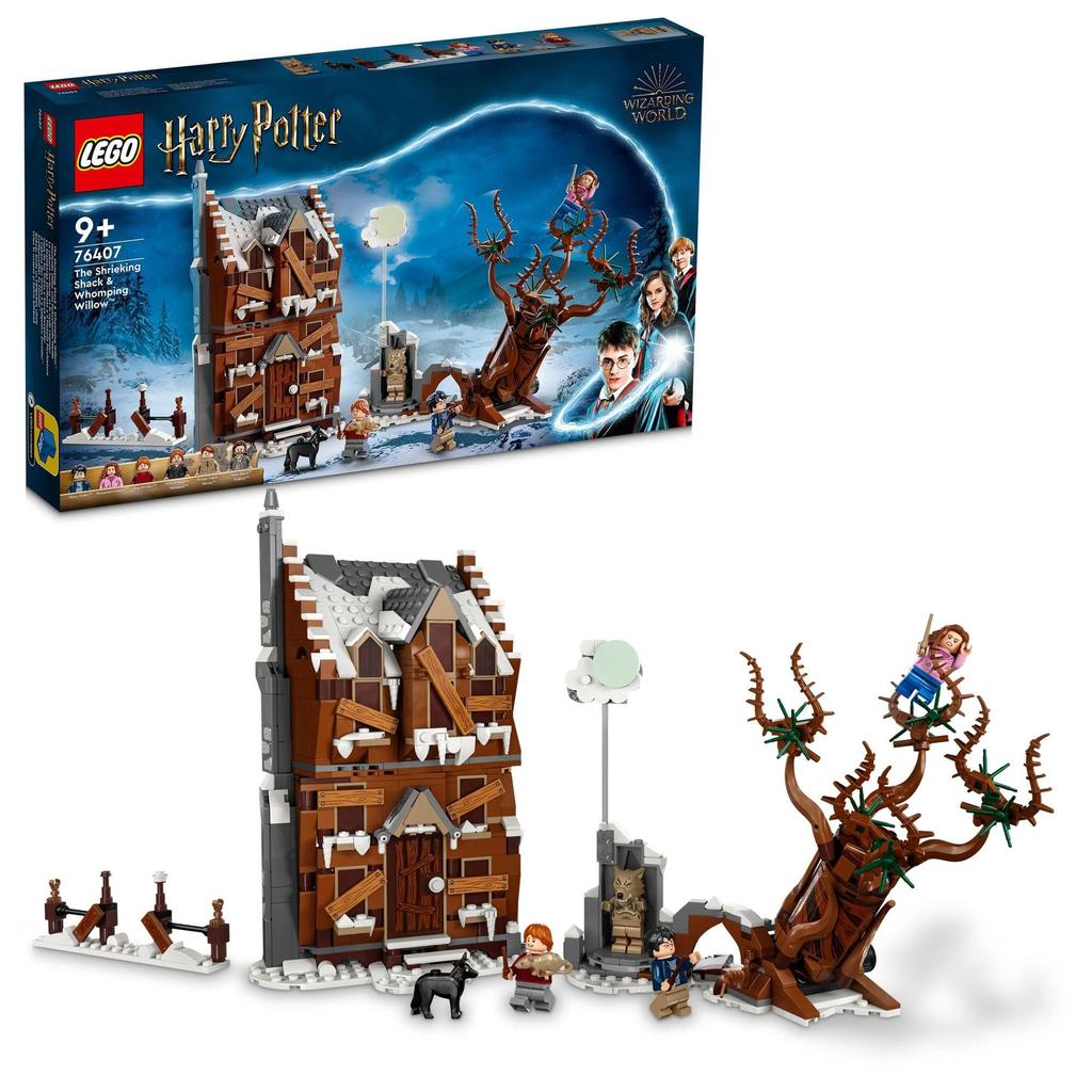 LEGO Harry Potter Screaming House and Whomping Willow 76407 Toy Block Present Fantasy House Home Boys Girls 9 Years Old and Up (TM)