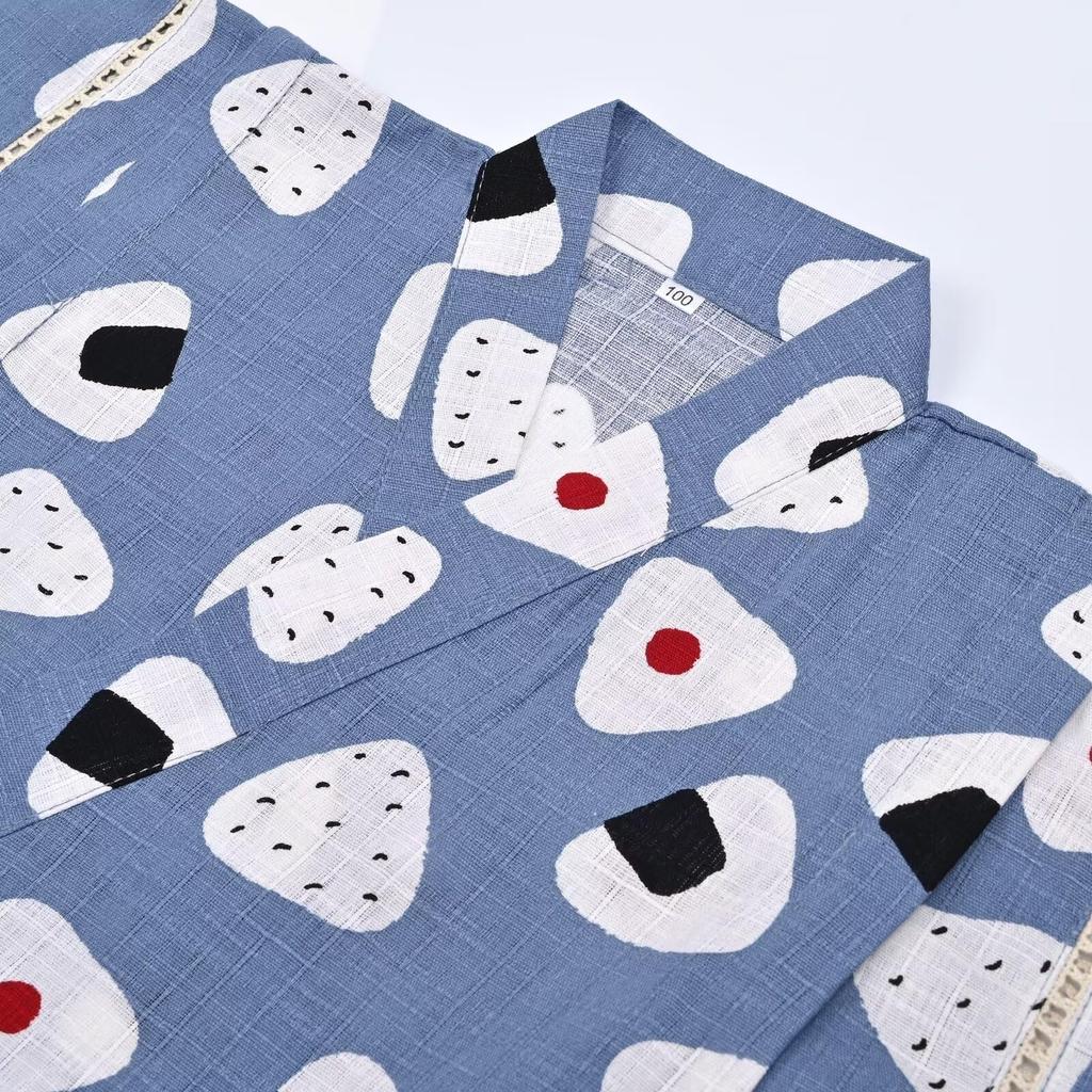 Jinbei Baby Top and Bottom Japanese Short Summer Linen 90 100 110 120 130 140 [Dizoony] Детская одежда, Юката для мальчиков, Мальчики, Дети, Комплект, Одежда,